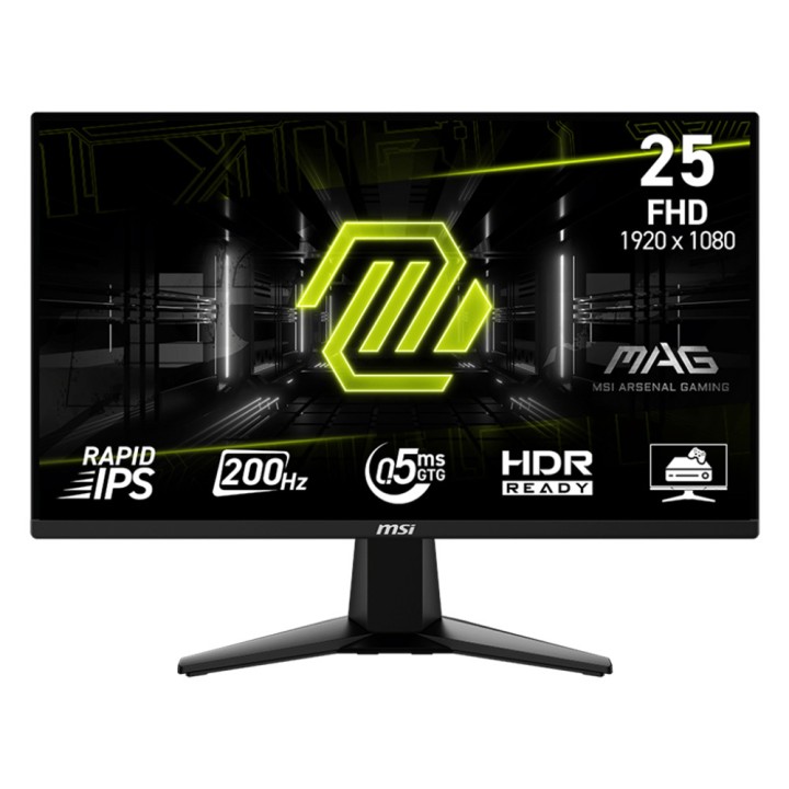 MSI MAG 255F E20 24.5" Fast IPS 200Hz Moniteurs Gamer MSI Maroc