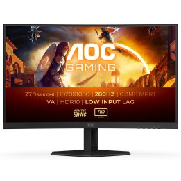 AOC C27G4ZXE 27" 280Hz 0.3ms Curved Moniteurs Gamer AOC Maroc