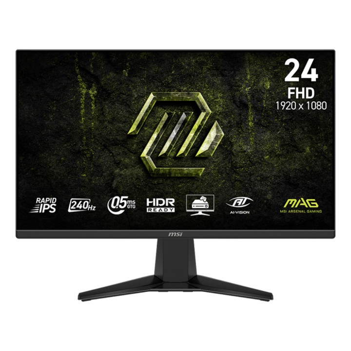 MSI MAG 245F X24 24" Rapid IPS 240Hz Moniteurs Gamer MSI Maroc