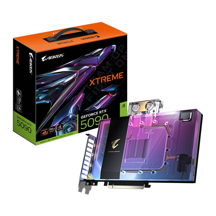 Gigabyte AORUS GeForce RTX 5090 XTREME WATERFORCE WB 32Go GDDR7 NVI...