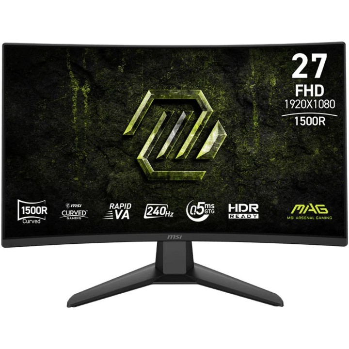 MSI MAG 274CF X24 27" 0.5ms 240Hz Curved Moniteurs Gamer MSI Maroc