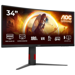 AOC CU34G4 34" 180Hz 0.5ms Curved (Emballage Ouvert) Moniteurs Game...