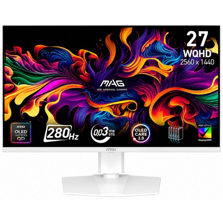 MSI MAG 272QPW QD-OLED X28 26.5" 0.03ms 280 Hz 2k Moniteurs Gamer M...