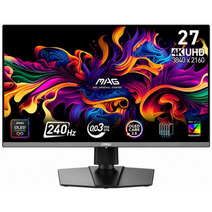 MSI MAG 272UP QD-OLED X24 26,5" 0.03ms 240 Hz 4K Moniteurs Gamer MS...