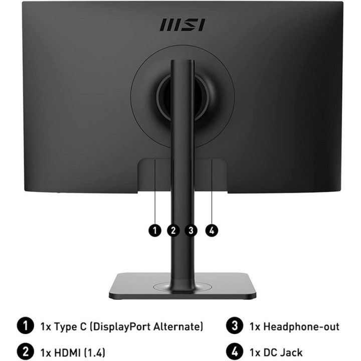 MSI Modern MD241P 23.8" IPS Moniteurs PRO MSI Maroc