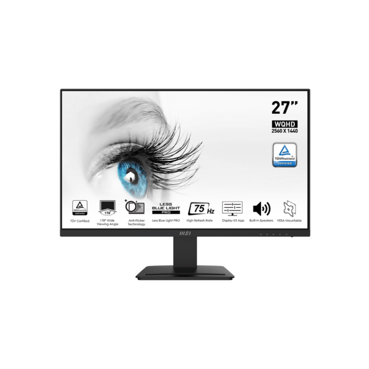 MSI PRO MP273QV 27" 2K 75Hz Moniteurs PRO MSI Maroc