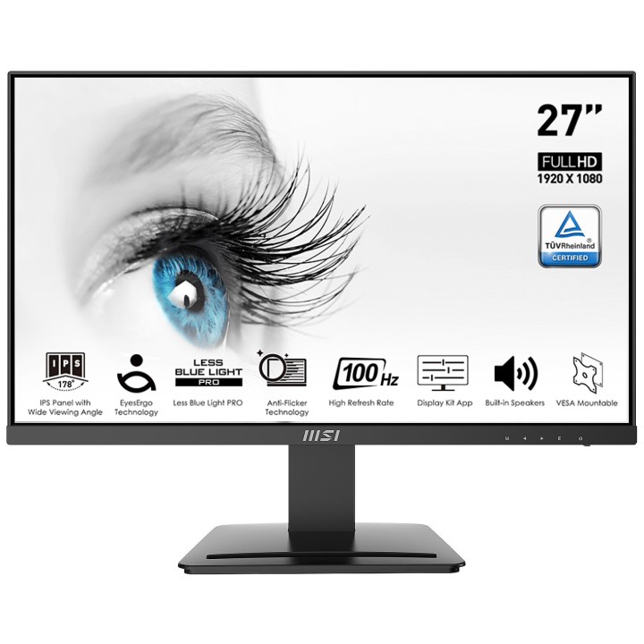 MSI MP273A PRO 27" IPS Moniteurs PRO MSI Maroc