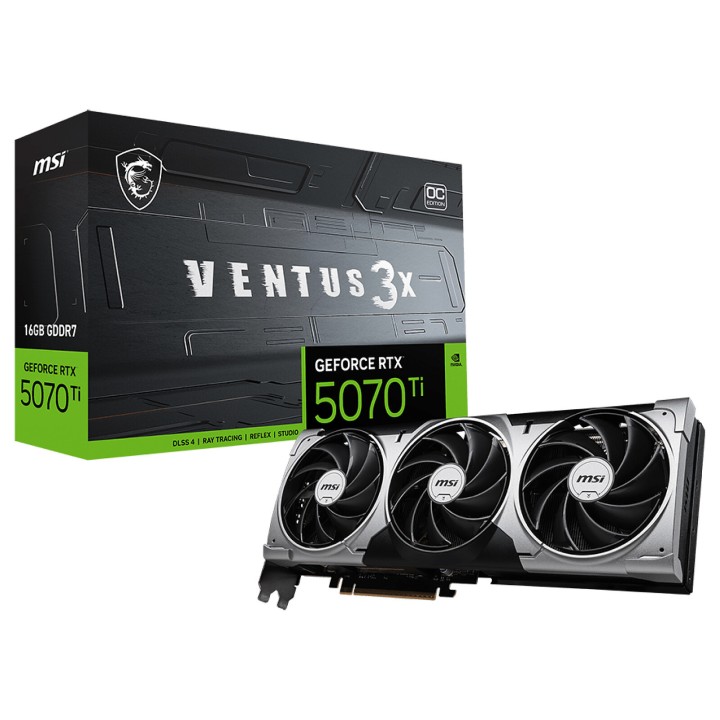 MSI GeForce RTX 5070 Ti 16G VENTUS 3X OC Cartes graphiques MSI Maroc