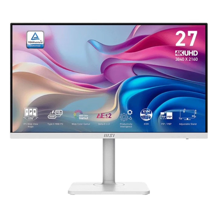 MSI Modern MD272UPHW 27" 60 Hz IPS 4K Moniteurs PRO MSI Maroc