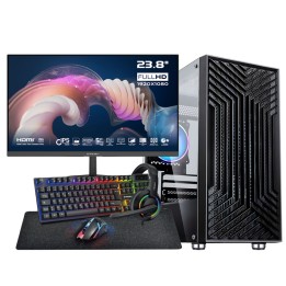 SETUP Gamer Essential R5 3600 RTX5050 + XGC-120 + X24G14IFF 144Hz S...