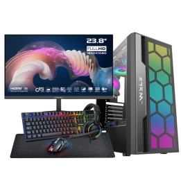 SETUP Gamer Essential R5 5600G + XGC-120 + X24G14IFF 144Hz Setup Ga...