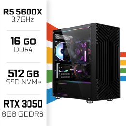 PC Gamer UltraPC Ryzen 5 5600X/16Go/512Go SSD/RTX3050 8Go AMD Ryzen...