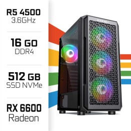PC Gamer UltraPC Ryzen 5 4500/16GB/512GB SSD/RX6600 AMD Ryzen 5 Ult...