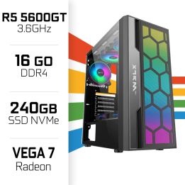 PC Gamer UltraPC Ryzen 5 5600GT/240GB SSD/16GB/Radeon Vega7 AMD Ryz...