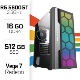 PC Gamer UltraPC Ryzen 5 5600GT/512GB SSD/16GB/Radeon Vega7 AMD Ryz...
