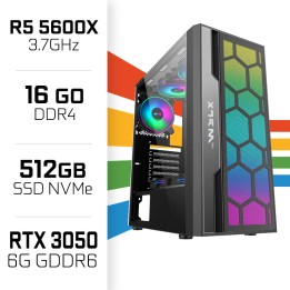 PC Gamer UltraPC Ryzen 5 5600X/16GB/512GB SSD/RTX3050 6GB AMD Ryzen...