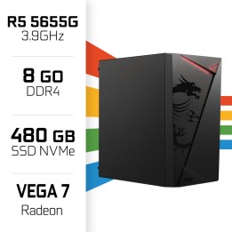 PC Gamer UltraPC Ryzen 5 5655G/480GB SSD/8GB/Radeon Vega7 AMD Ryzen...