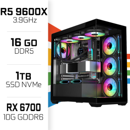 PC Gamer UltraPC Ryzen 5 9600X/16GB DDR5/1TB SSD/RX6700 AMD Ryzen 5...