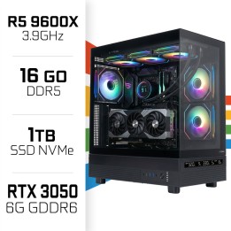PC Gamer UltraPC Ryzen 5 9600X/16GB DDR5/1TB SSD/RTX3050 6GB AMD Ry...