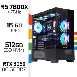 PC Gamer UltraPC Ryzen 5 7600X/16GB DDR5/512GB SSD/RTX3050 8GB AMD ...