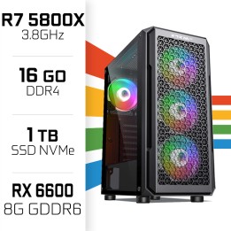 PC Gamer UltraPC Ryzen 7 5800X/1TB SSD/16GB/RX6600