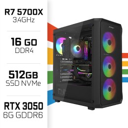 PC Gamer UltraPC Ryzen 7 5700X/512GB SSD/16GB/RTX3050 6GB AMD Ryzen...