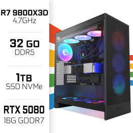 PC Gamer UltraPC Ryzen 7 9800X3D/1TB SSD/32GB DDR5/RTX5080 16GB AMD...