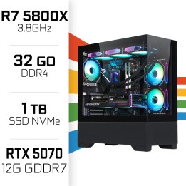 PC Gamer UltraPC Ryzen 7 5800X/1TB SSD/32GB/RTX5070 AMD Ryzen 7 Ult...