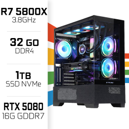 PC Gamer UltraPC Ryzen 7 5800X/1TB SSD/32GB/RTX5080 AMD Ryzen 7 Ult...