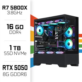 PC Gamer UltraPC Ryzen 7 5800X/1TB SSD/16GB/RTX5050 8G AMD Ryzen 7 ...