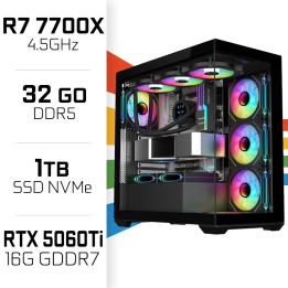 PC Gamer UltraPC Ryzen 7 7700X/1TB SSD/32GB DDR5/RTX5060Ti 16G AMD ...