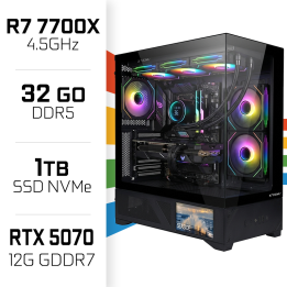 PC Gamer UltraPC Ryzen 7 7700X/1TB SSD/32GB DDR5/RTX5070 AMD Ryzen ...