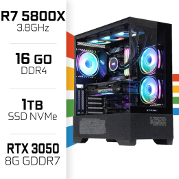 PC Gamer UltraPC Ryzen 7 5800X/1TB SSD/16GB/RTX3050 8GB AMD Ryzen 7...