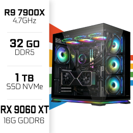 PC Gamer UltraPC Ryzen 9 7900X/1TB SSD/32GB DDR5/RX9060XT 16G AMD R...