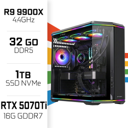 PC Gamer UltraPC Ryzen 9 9900X/1TB SSD/32GB DDR5/RTX5070Ti AMD Ryze...