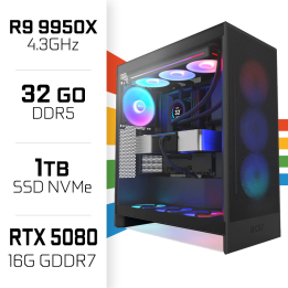 PC Gamer Ultrapc Ryzen 9 9950X/1TB SSD/32GB DDR5/RTX5080 AMD Ryzen ...