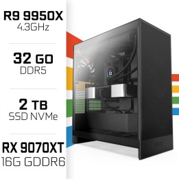 PC Gamer Ultrapc Ryzen 9 9950X/2TB SSD/32GB DDR5/RX9070XT AMD Ryzen...