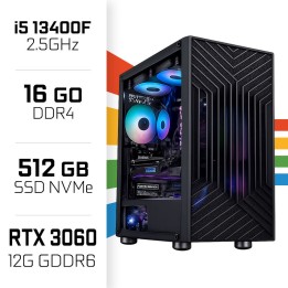 PC Gamer UltraPC Intel Core i5 13400F/512GB SSD/16GB/RTX3060 12GB I...
