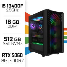 PC Gamer UltraPC Core i5 13400F/512GB SSD/16GB/RTX5060 Intel Core i...
