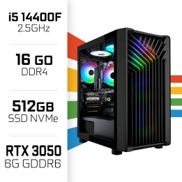 PC Gamer UltraPC Intel Core i5 14400F/512GB SSD/16GB/RTX3050 6G Int...