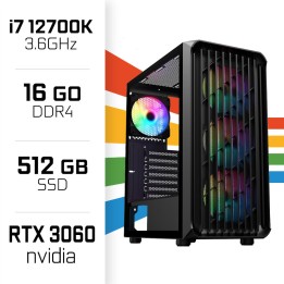 PC Gamer UltraPC Intel Core i7 12700K/512GB SSD/16GB DDR4/RTX3060 1...
