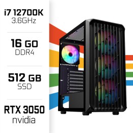 PC Gamer UltraPC Core i7 12700K/512GB SSD/16GB/RTX3050 8GB Intel Co...