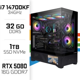 PC Gamer Ultrapc Intel Core i7 14700KF/1TB SSD/32GB DDR5/RTX5080 In...
