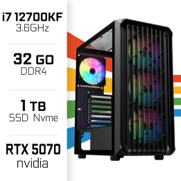 PC Gamer UltraPC Core i7 12700KF/1TB SSD/32GB/RTX5070 Intel Core i7...