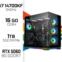 PC Gamer UltraPC Intel Core i7 14700KF/1TB SSD/16GB DDR4/RTX5060 In...