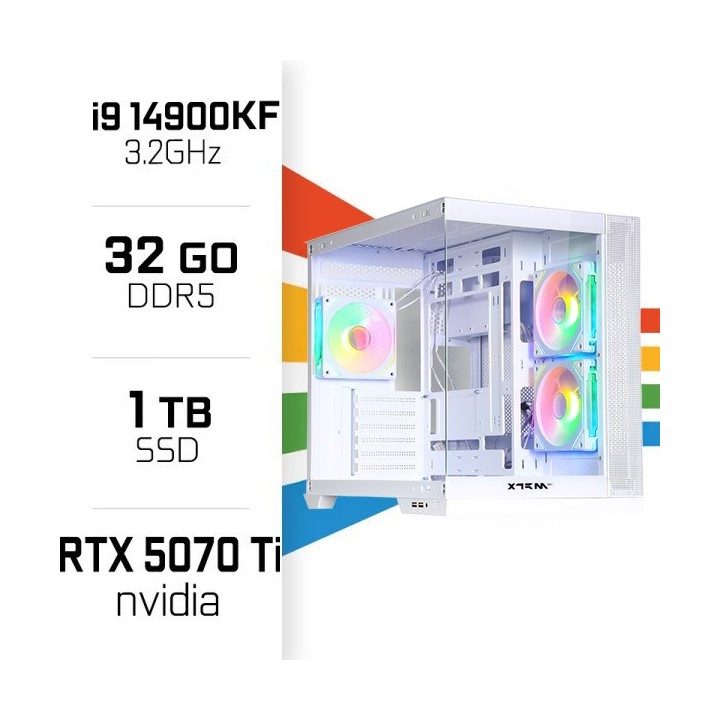 PC Gamer i9 14900KF/1TB SSD/32GB DDR5/RTX5070 TI PC Gamer Avancé Ul...