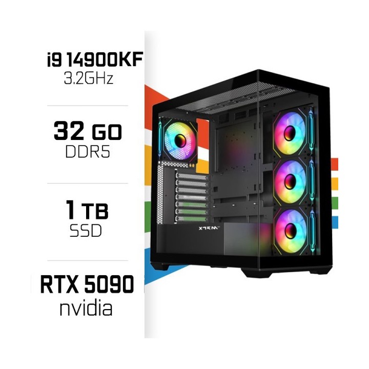 PC Gamer i9 14900KF/1TB SSD/32GB DDR5/RTX5090 32GB PC Gamer Avancé ...