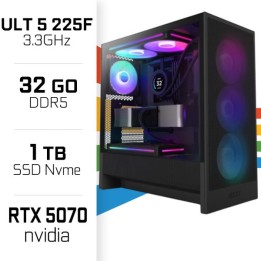 PC Gamer UltraPC Ultra 5 225F/1TB SSD/32GB/RTX5070 Intel Core Ultra...