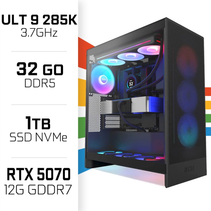 PC Gamer UltraPC Ultra 9 285K/1TB SSD/32GB DDR5/RTX5070 Intel Core ...