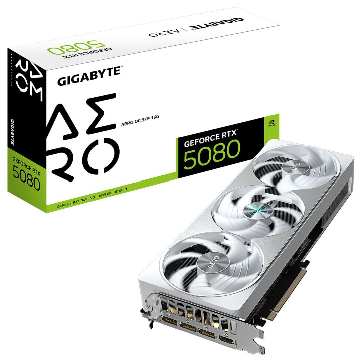 Gigabyte GeForce RTX 5080 AERO OC SFF 16Go GDDR7 NVIDIA Gigabyte Maroc